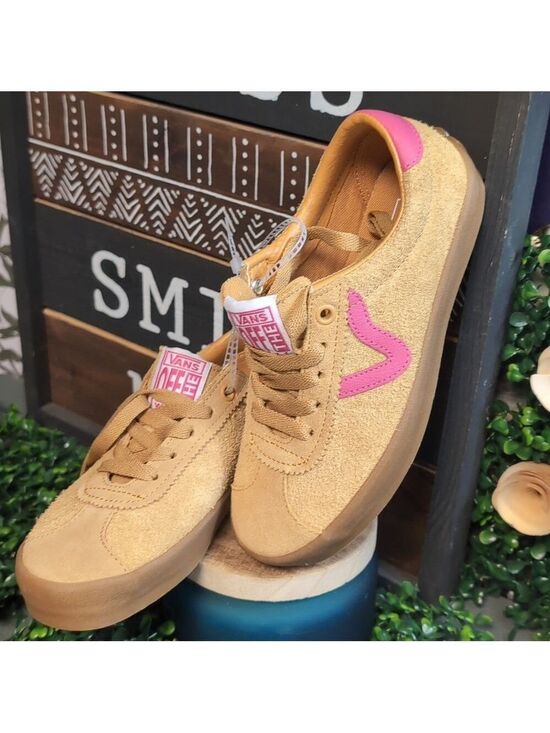Vans Shoes - Sassy Suede & Popn Pink Leather Ladies Vans